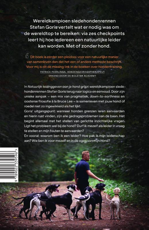 Achterkant van Natuurlijk leidinggeven aan je hond