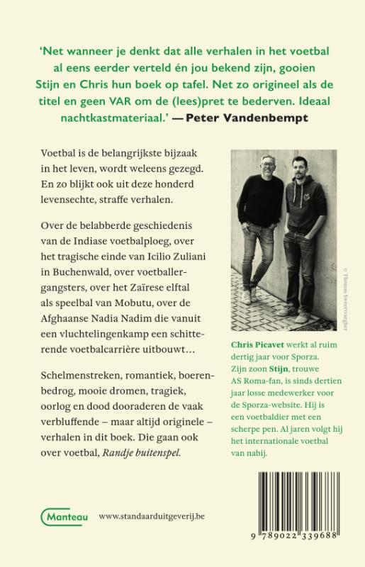 Achterkant van Randje buitenspel