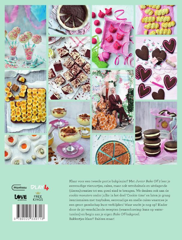 Achterkant van Junior Bake Off Vlaanderen
