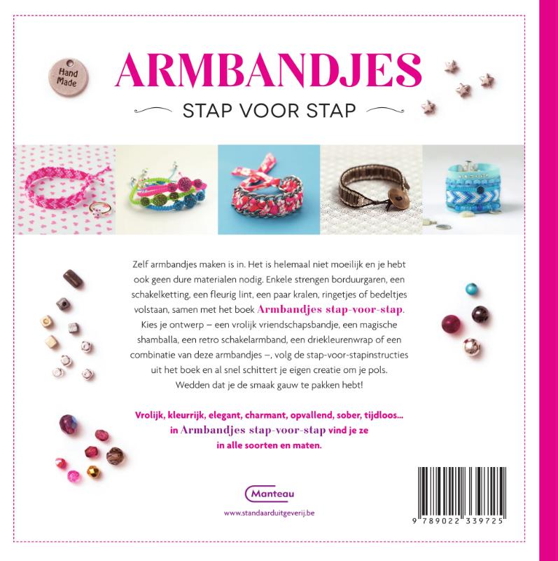 Achterkant van Armbandjes stap voor stap