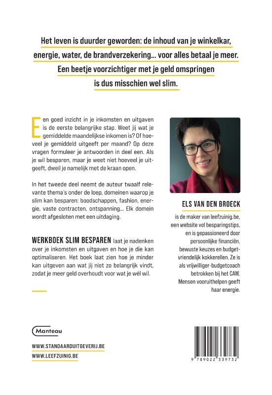 Achterkant van Werkboek