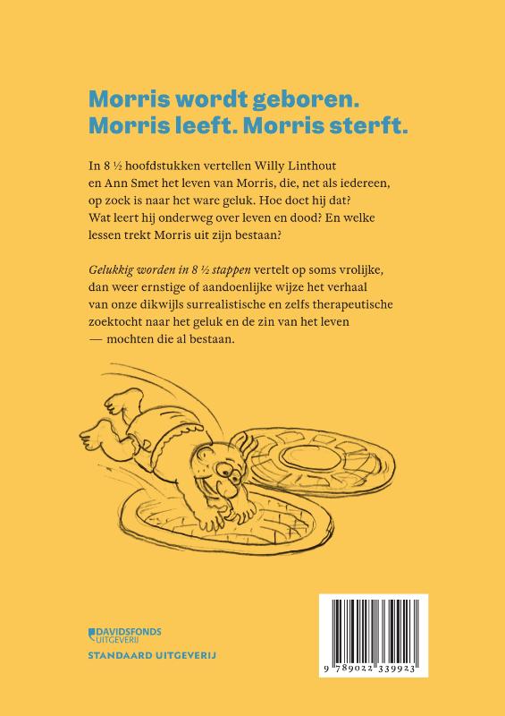 Achterkant van Gelukkig worden in 8 1/2 stappen