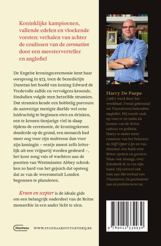 Achterkant van Kroon en scepter