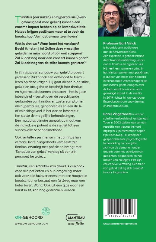 Achterkant van Tinnitus, een schaduw van geluid