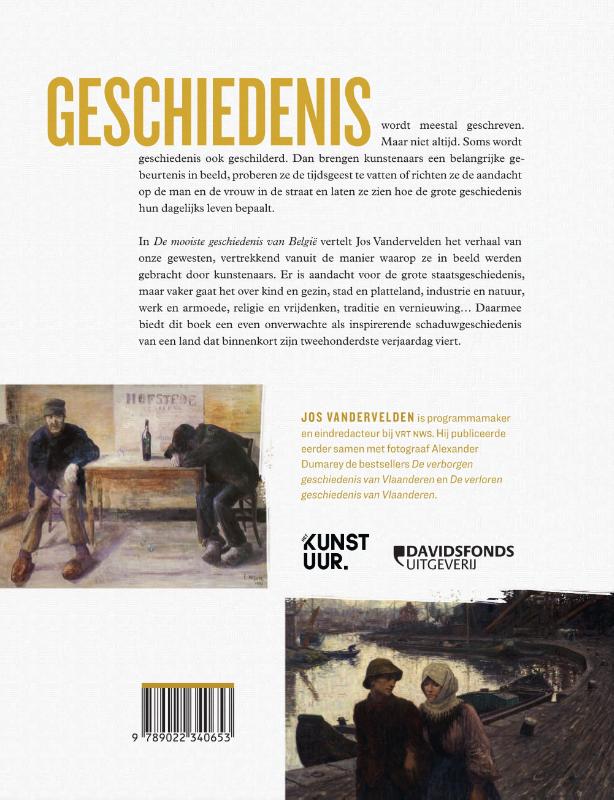 Achterkant van De mooiste geschiedenis van België