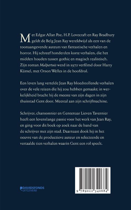 Achterkant van Het huwelijk van juffrouw Bonvoisin en andere Gentse verhalen van Jean Ray,