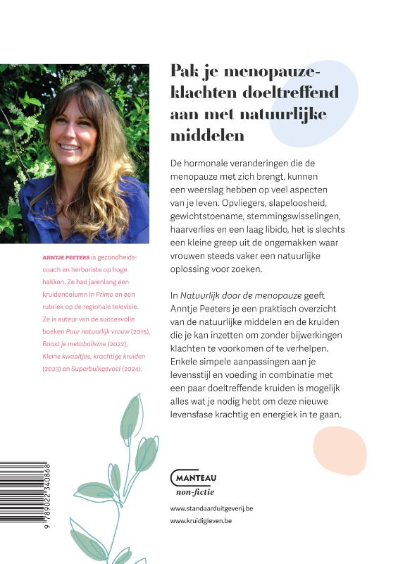 Achterkant van Natuurlijk door de menopauze