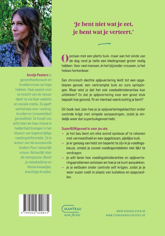 Achterkant van Superbuikgevoel