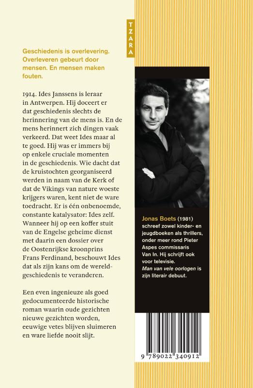 Achterkant van Man van vele oorlogen