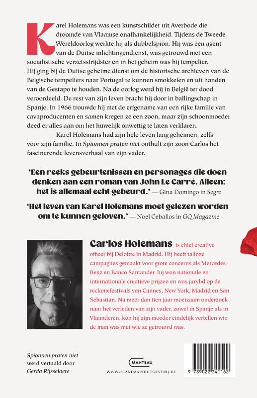 Achterkant van Spionnen praten niet