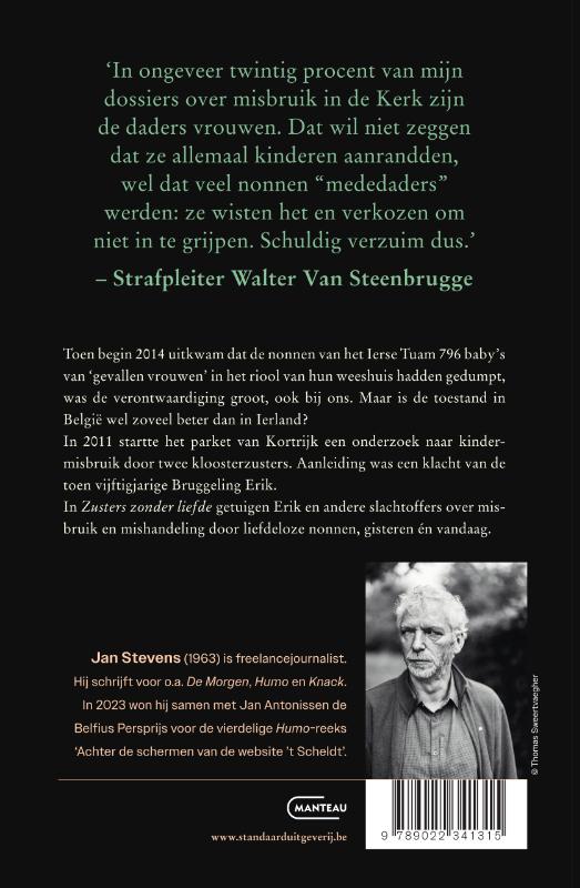 Achterkant van Zusters zonder liefde