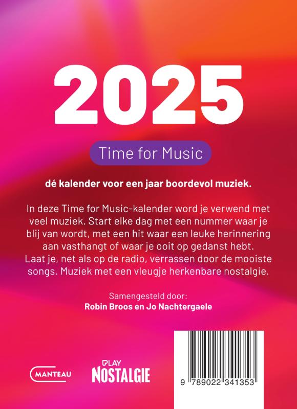 Achterkant van Time for Music 2025