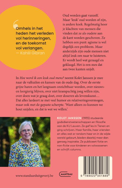 Achterkant van Hoe word ik een leuk oud mens?