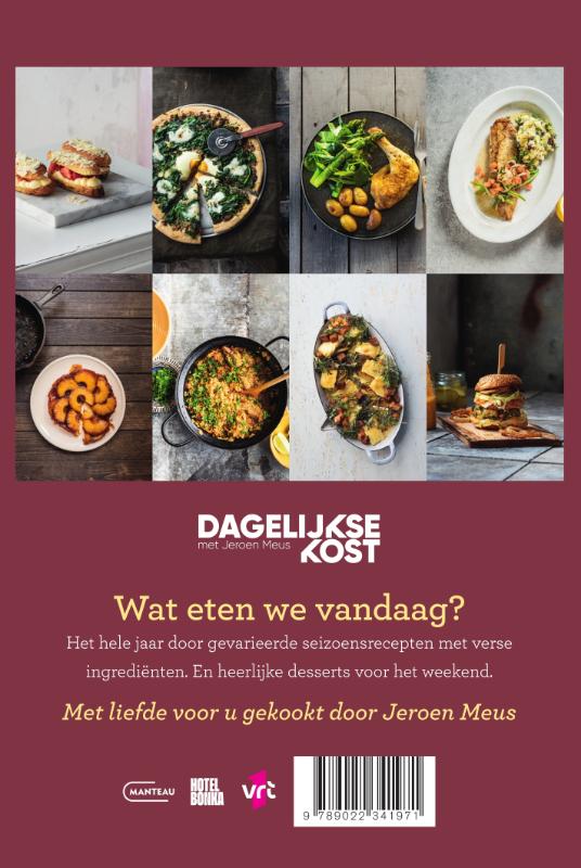 Achterkant van Dagelijkse Kost Scheurkalender 2026