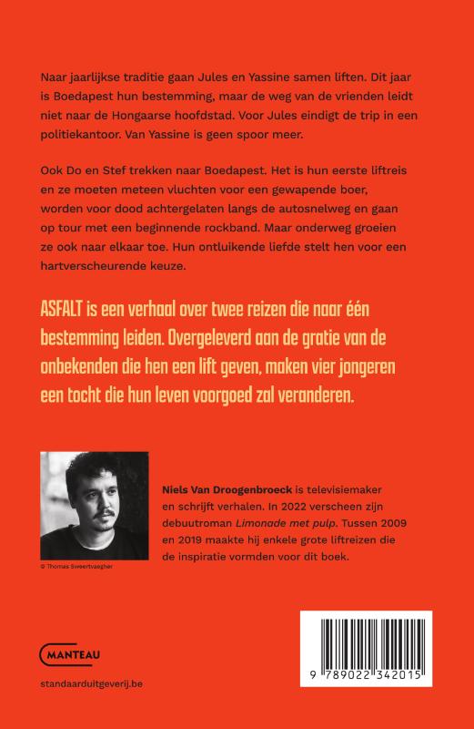 Achterkant van Asfalt