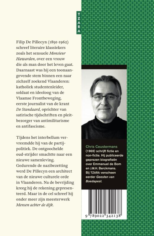 Achterkant van Filip De Pillecyn. Een biografie