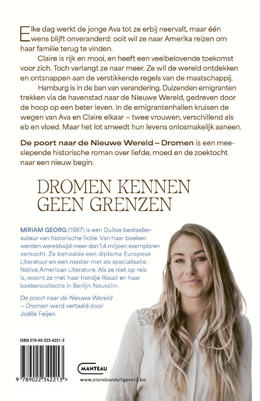 Achterkant van De poort naar de Nieuwe Wereld - Dromen