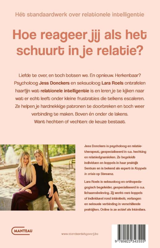 Achterkant van Hechten of vechten