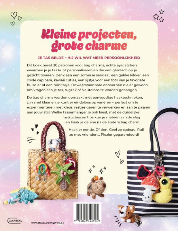Achterkant van Haak je eigen bag charms