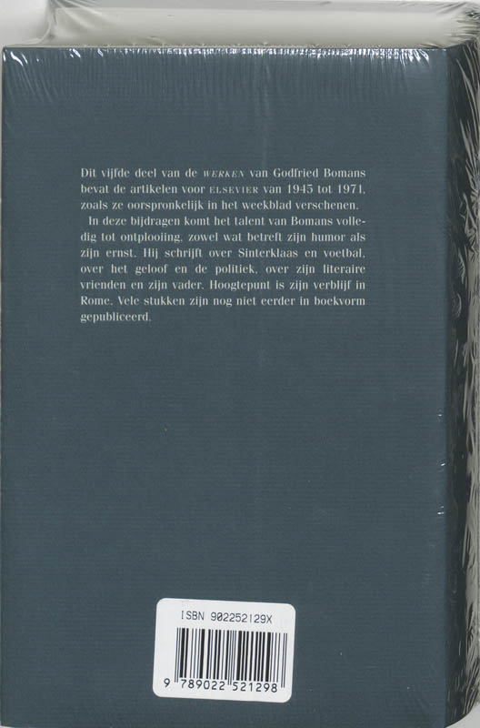 Achterkant van V