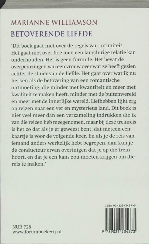 Achterkant van Betoverende liefde