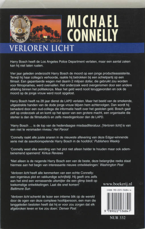Achterkant van Verloren licht