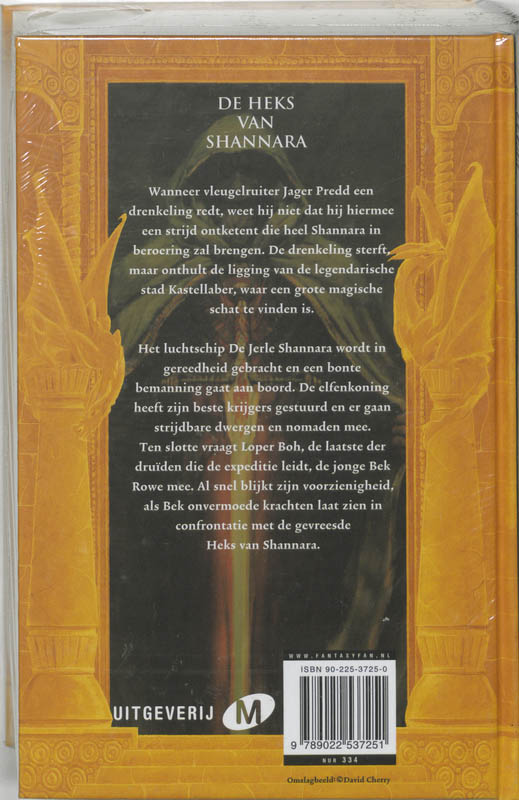 Achterkant van De heks van Shannara