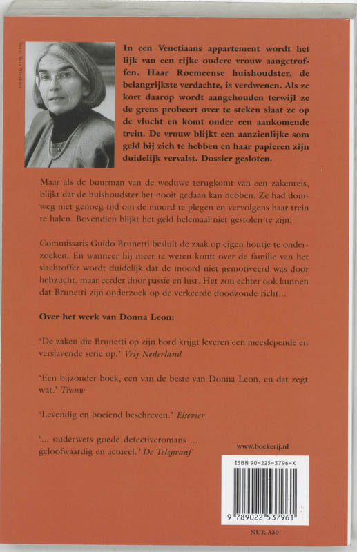 Achterkant van Verborgen bewijs