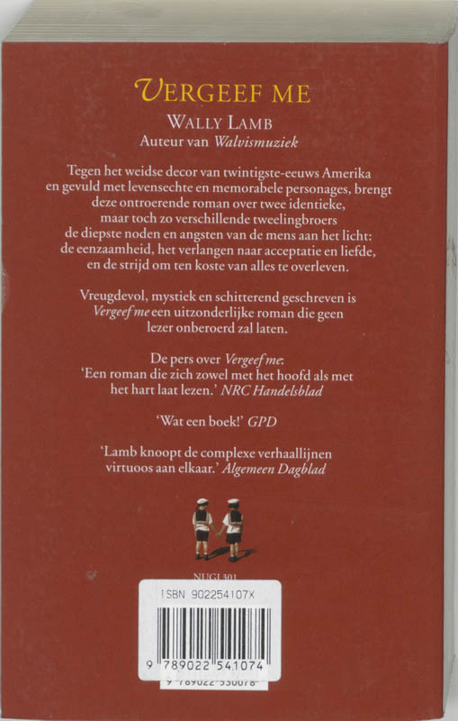 Achterkant van Vergeef me