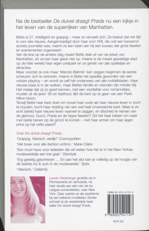 Achterkant van Gossip en Gucci