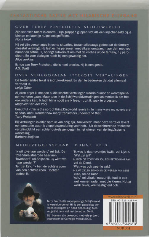 Achterkant van Schijfwereld 3 & 4