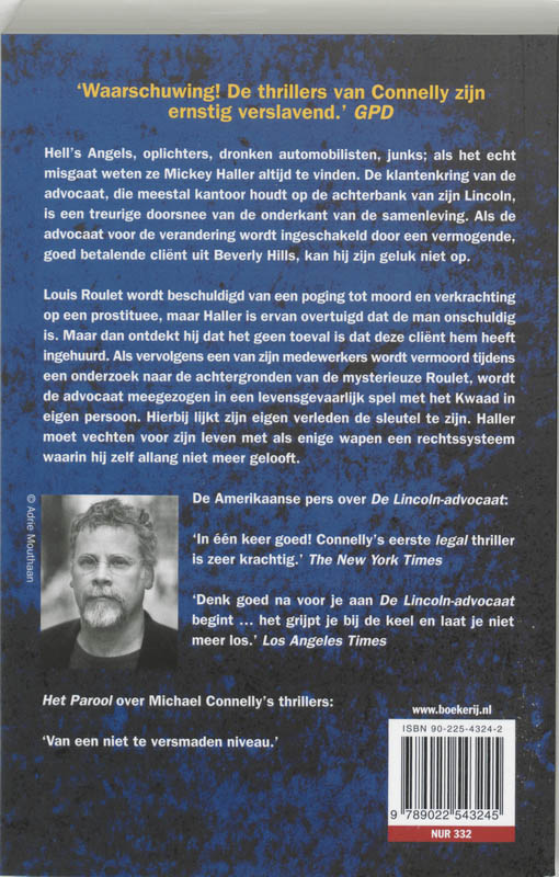 Achterkant van De Lincoln advocaat