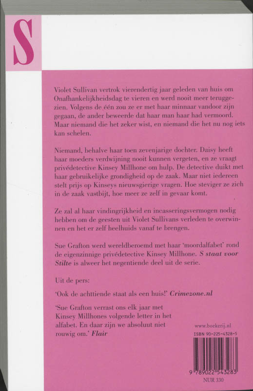 Achterkant van S staat voor Stilte