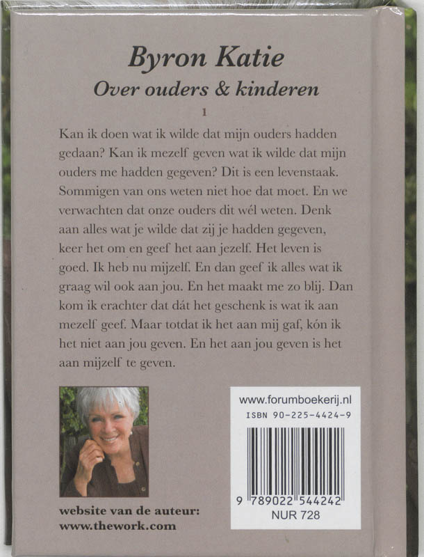 Achterkant van Over ouders en kinderen