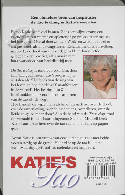 Achterkant van Katie's tao