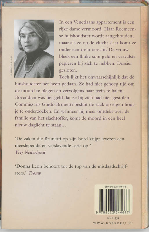 Achterkant van Verborgen bewijs