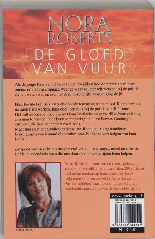 Achterkant van De gloed van vuur