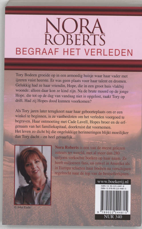 Achterkant van Begraaf het verleden