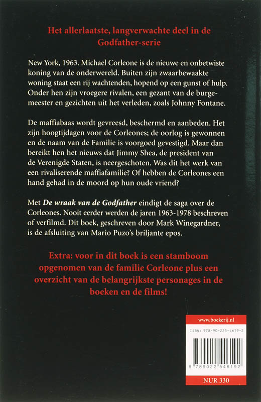 Achterkant van De wraak van de Godfather
