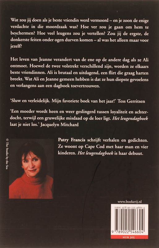 Achterkant van Het leugendagboek