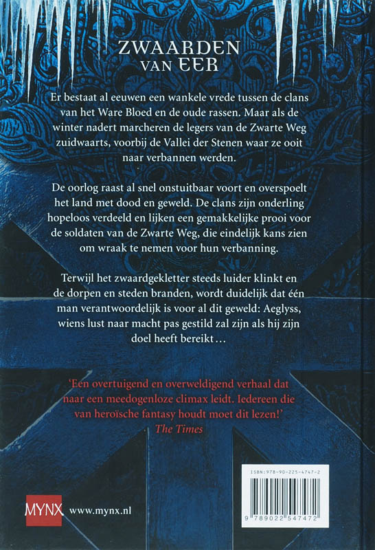 Achterkant van Zwaarden van eer