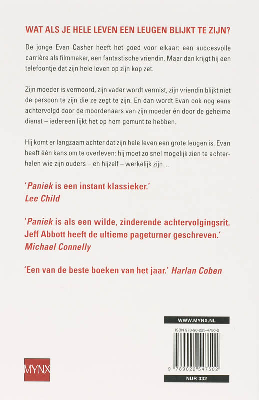 Achterkant van Paniek