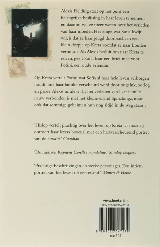Achterkant van Het eiland
