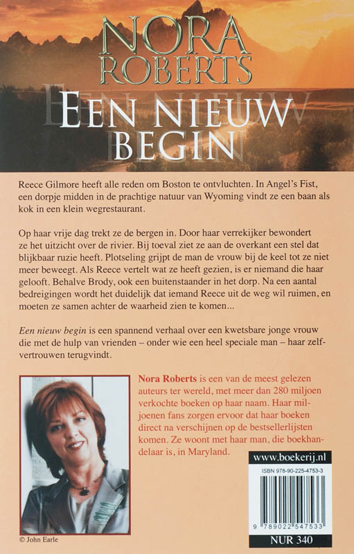 Achterkant van Een nieuw begin