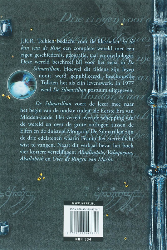 Achterkant van De Silmarillion