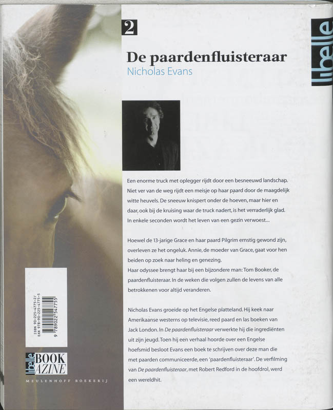 Achterkant van Paardenfluisteraar-bookazine nr 2 set 15 expl