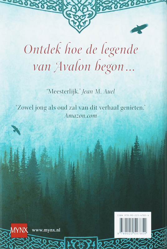 Achterkant van Raven van Avalon