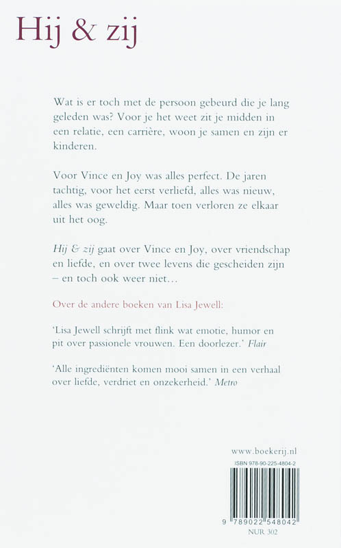 Achterkant van Hij & zij