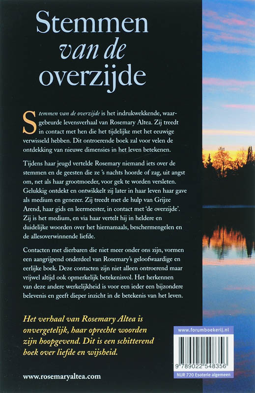 Achterkant van Stemmen van de overzijde