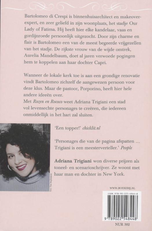 Achterkant van Rozen en Rococo